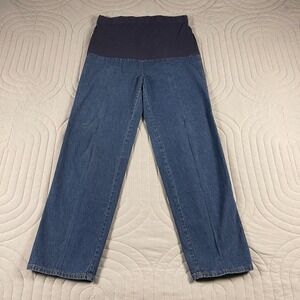 Levis 514 Maternity Jeans Womens 14 Denim Straight Orange Tab Made in USA Y2K